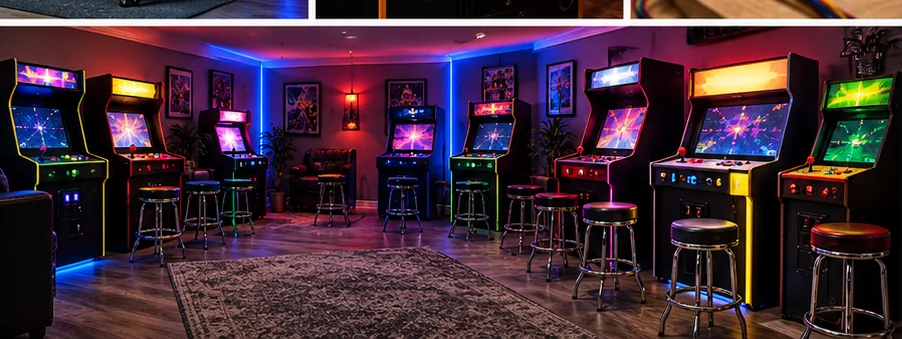 Build a Home Arcade Under $5,000: A Four-Machine Room That Does Not Feel Cheap editorial home arcade image
